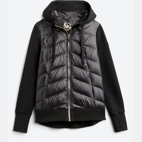 Michael by Michael Kors Constance Mixed Media Jacket, Size XL - Picture 11 of 13